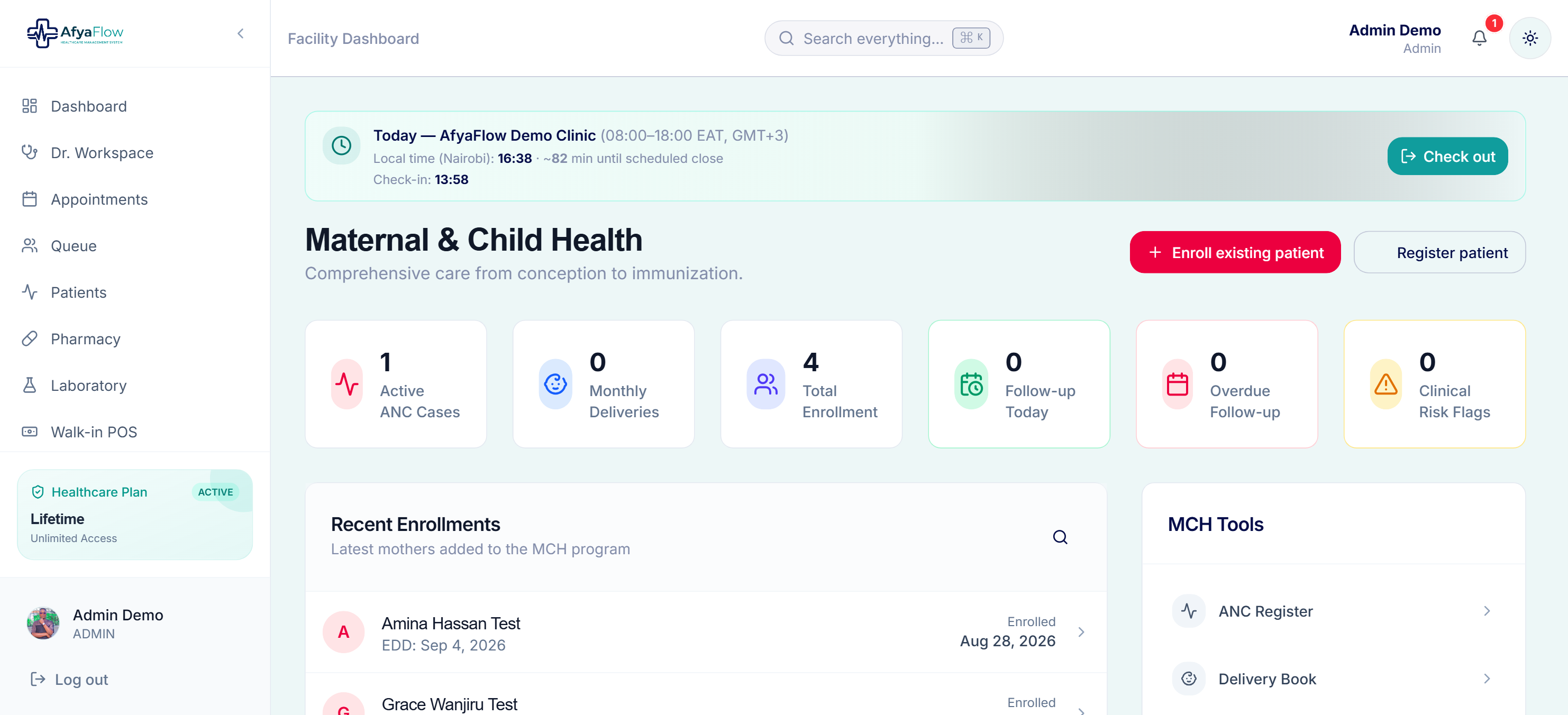 Mother & child health module